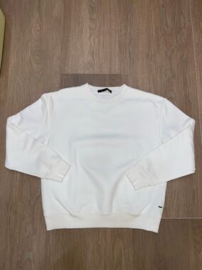 Louis Vuitton Men's White Crewneck Sweater